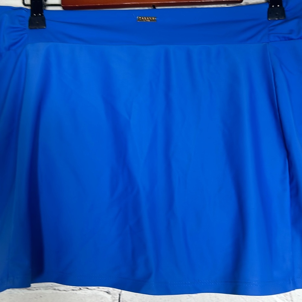 Cabana Life Royal Blue Bikini Swim Skirt Size X-Large - Picture 10 of 16